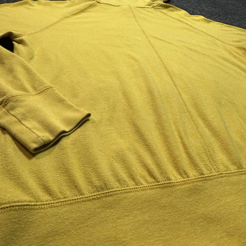 Nike Womens Gym Vintage Full-Zip Hoodie Varsity Maize Yellow Size Medium M